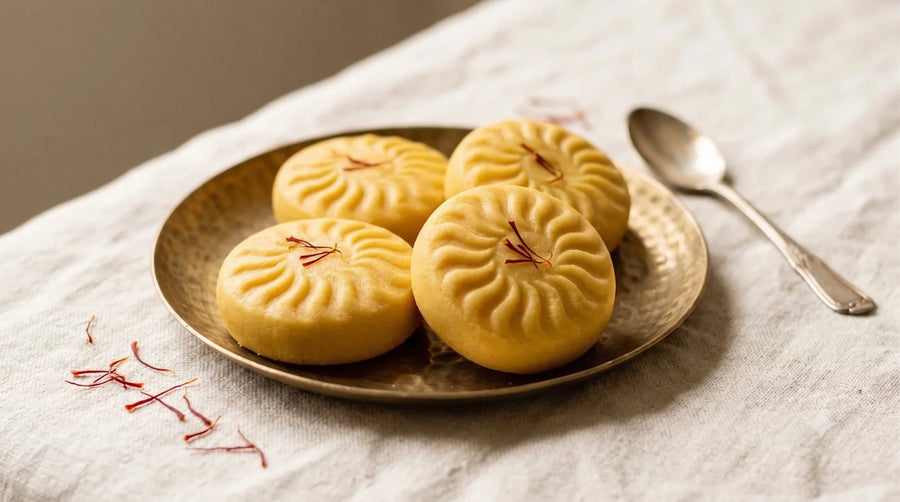 Kesar Peda | Lynk Sweets