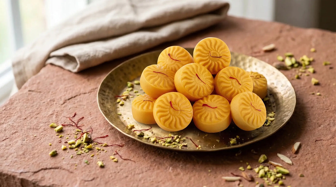 Kesar Peda Recipe | Lynk Sweets