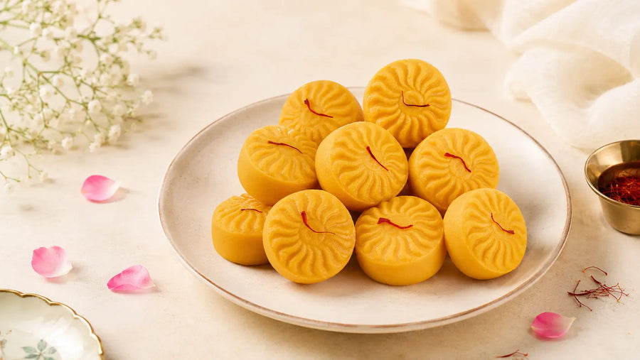 Steeped Saffron Kesar Peda: How Real Saffron Transforms