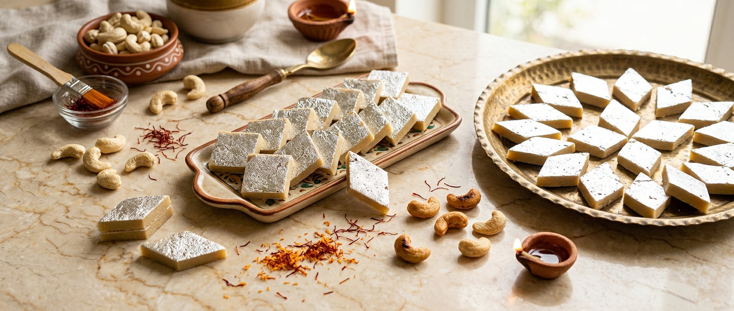 Katli — Indian Cashew & Almond Sweets