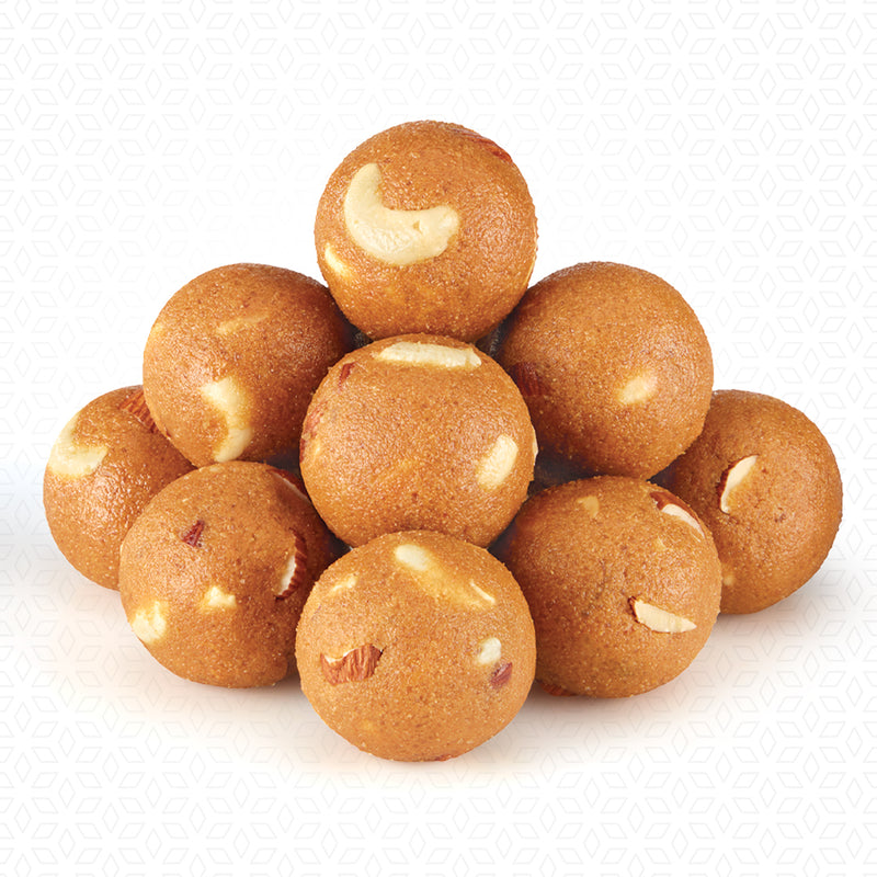 Besan Ladoo — close-up