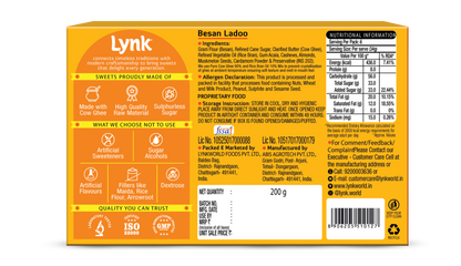 Besan Ladoo Back Package