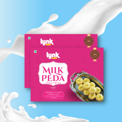 Milk Peda with Milk