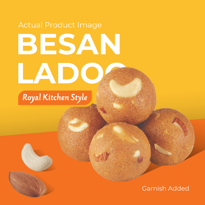 Besan Ladoo – Authentic Gram Flour Sweet made with Pure Ghee