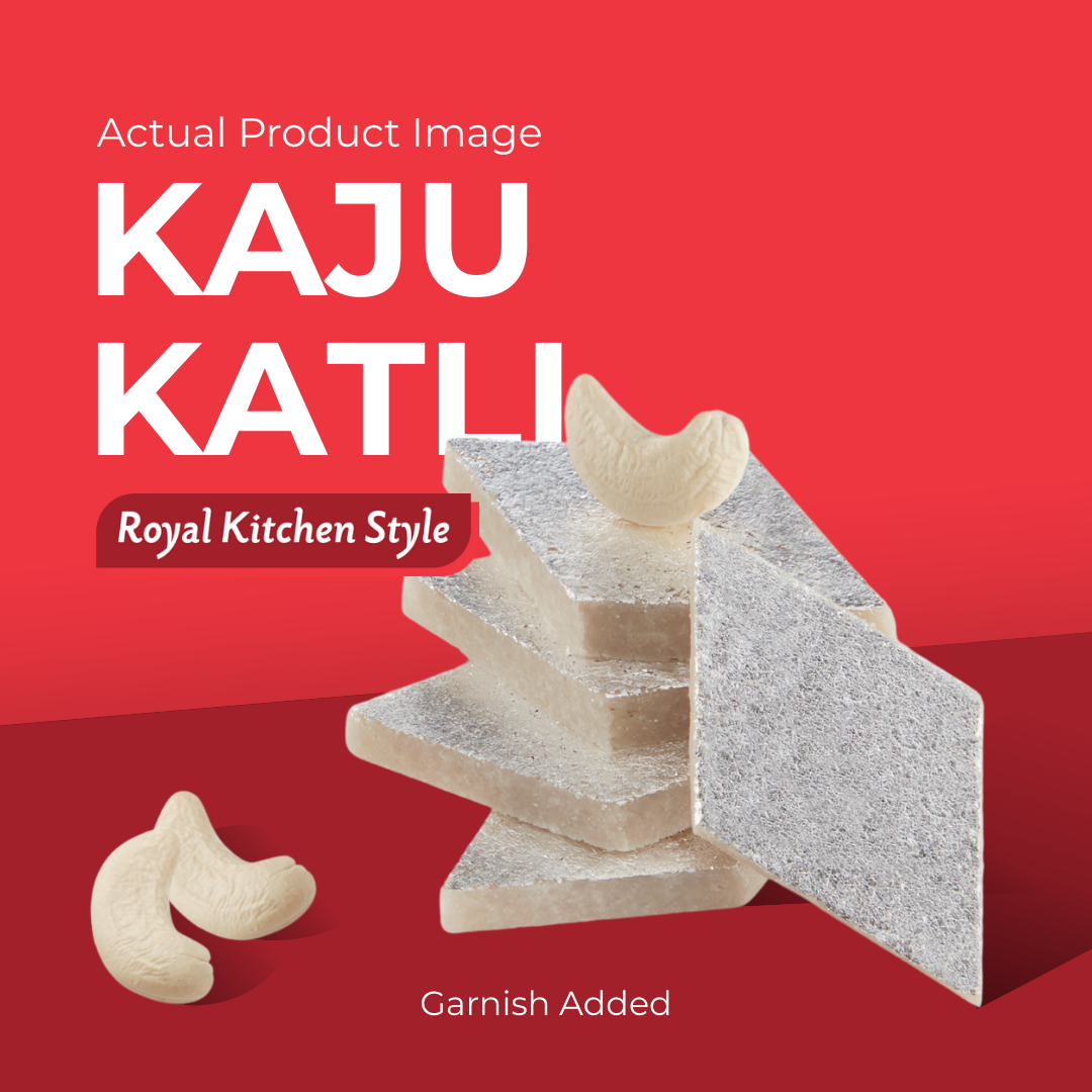Kaju Katli – Cashew Indian Sweet made with Pure Ghee by Lynkfoods