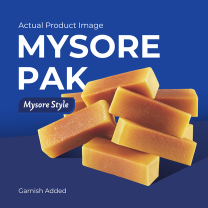 Mysore Pak – Authentic South Indian Sweet made with Pure Ghee