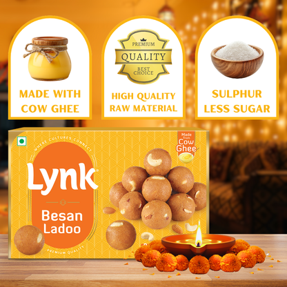 Besan Ladoo – Authentic Gram Flour Sweet made with Pure Ghee