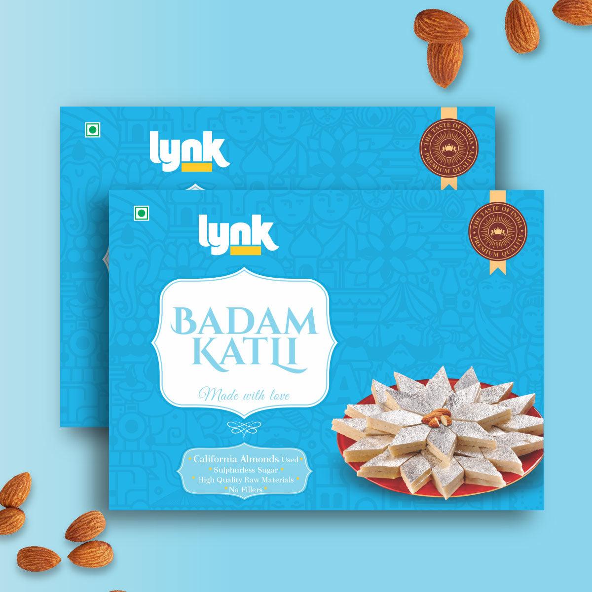 Badam Katli Lynk with Almonds