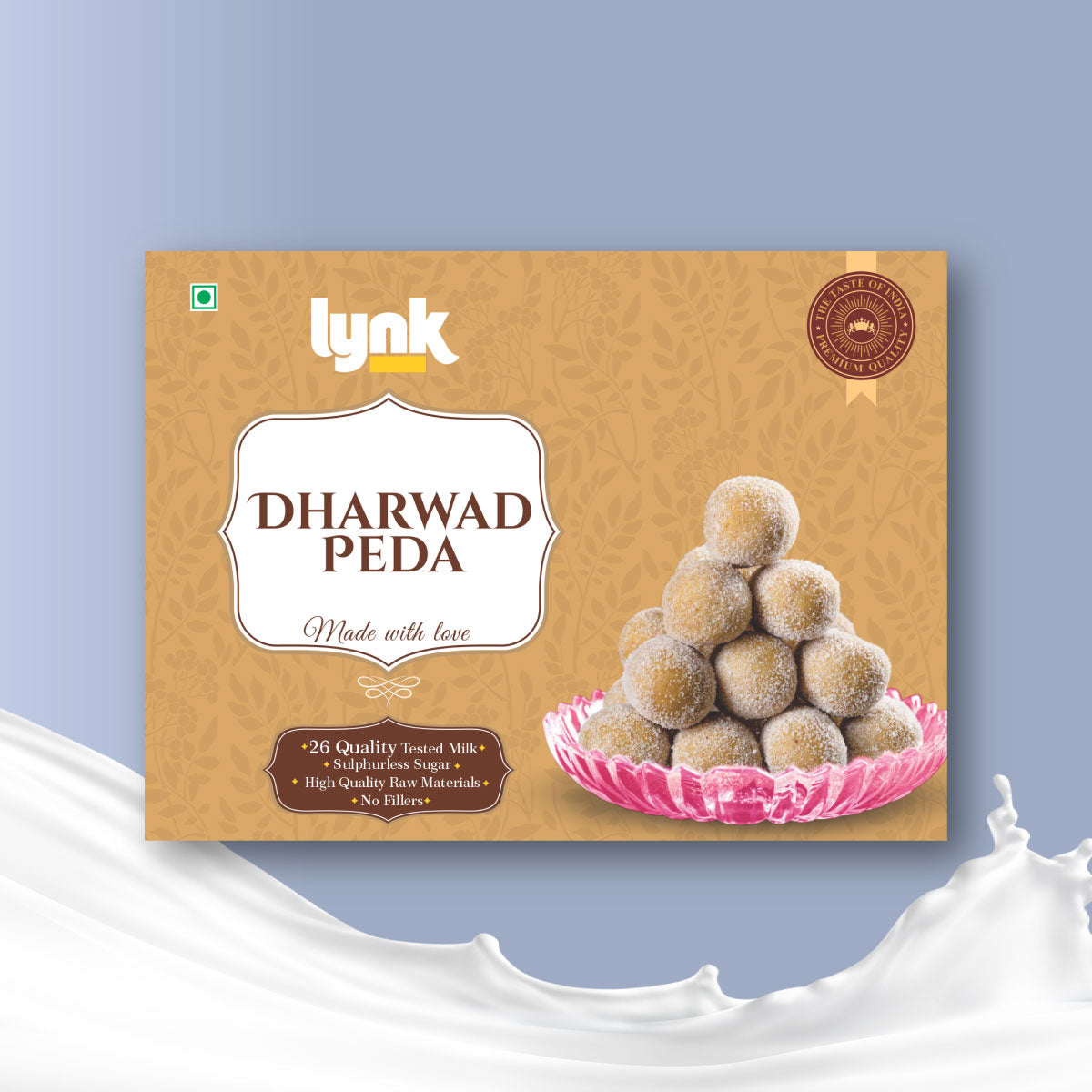 Dharwad Peda Lynk With Milk