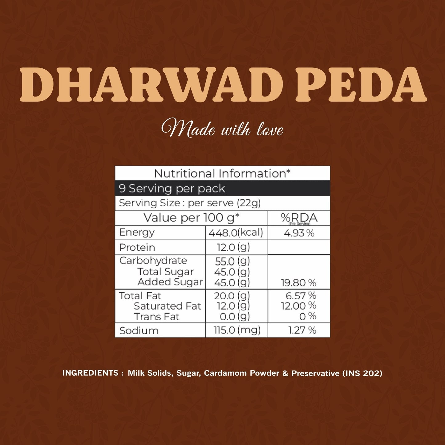 Dharwad Peda - Lynk Foods