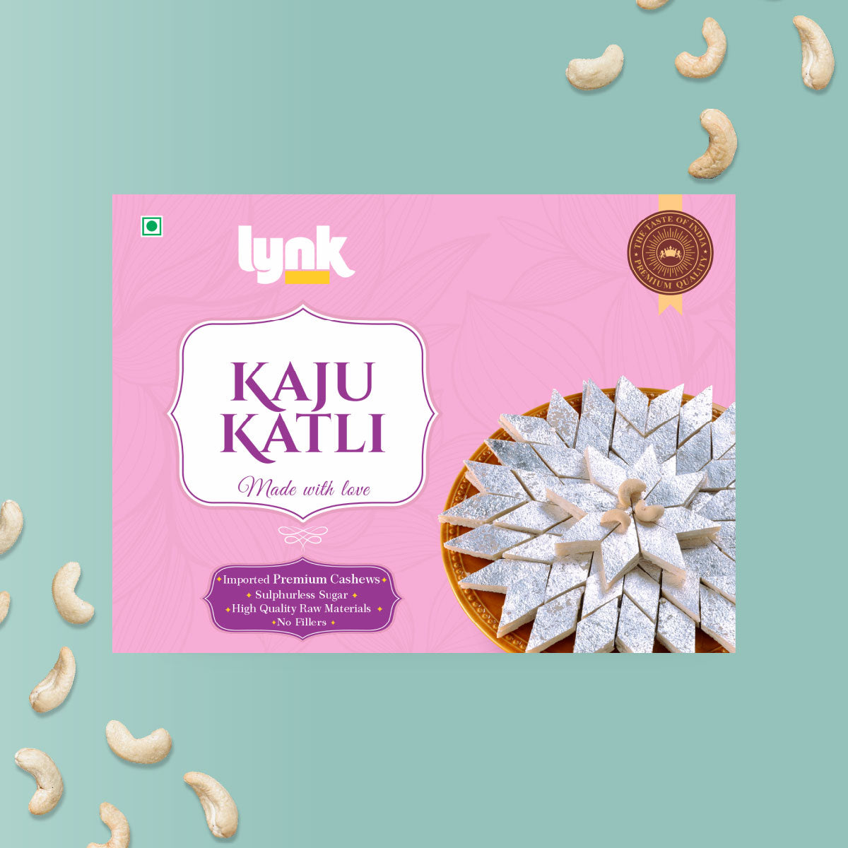 Kaju Katli Lynk with Cashews