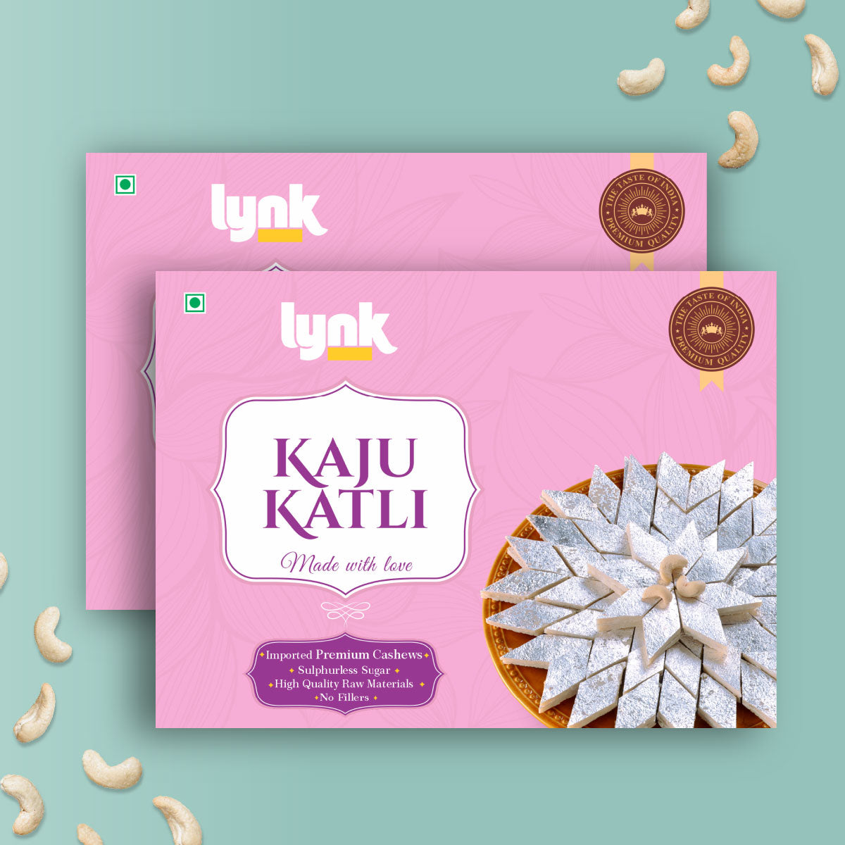 Kaju Katli Lynk with Cashews