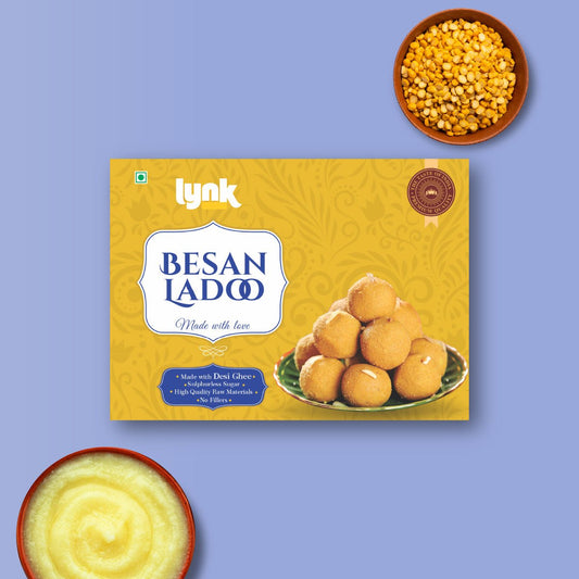 Besan Ladoo Lynk with Ghee