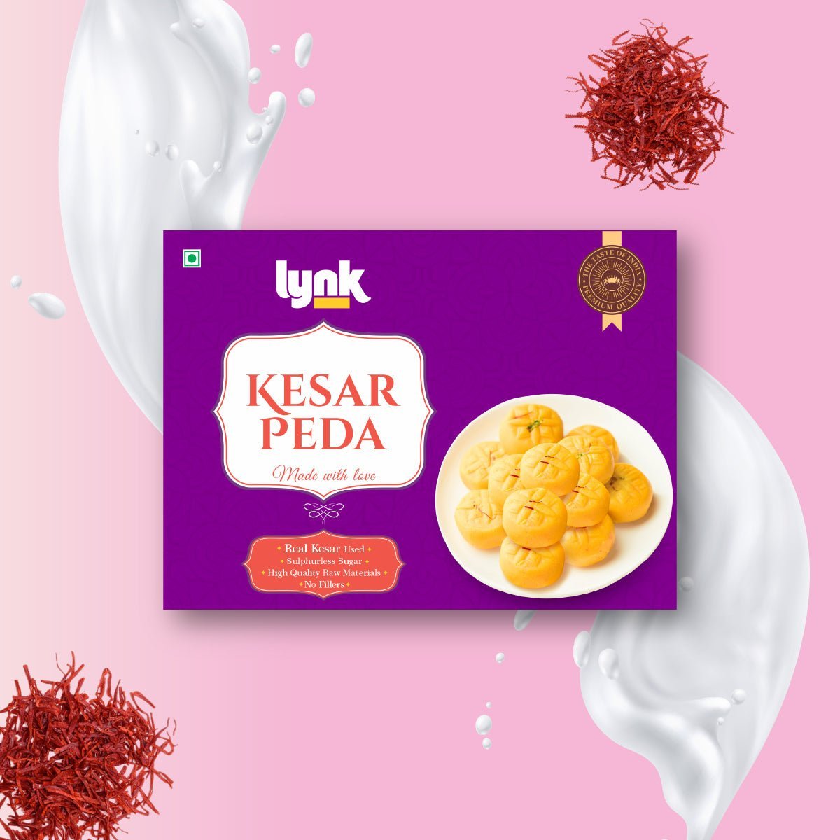 Kesar Peda - Lynk Foods