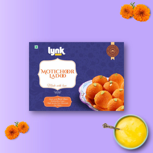 Motichoor Ladoo Lynk with Ghee